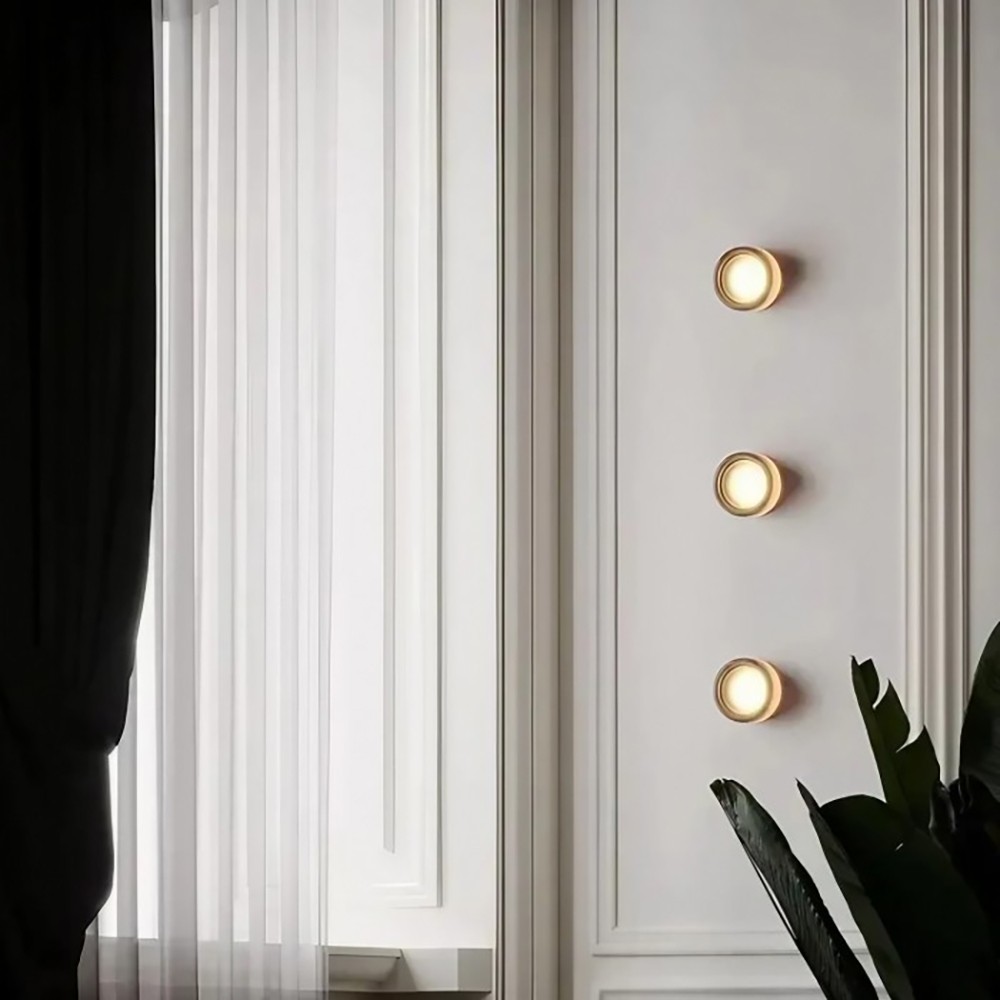 Modern Minimalist Round Dimple Wall Lamp S156