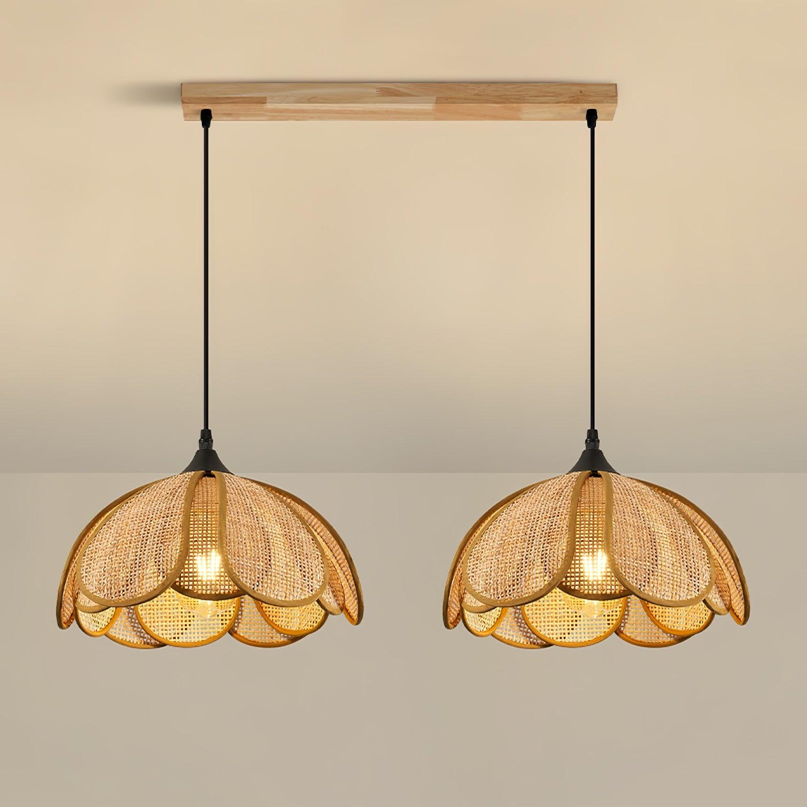Bloom Rattan Pendant Lamp D358