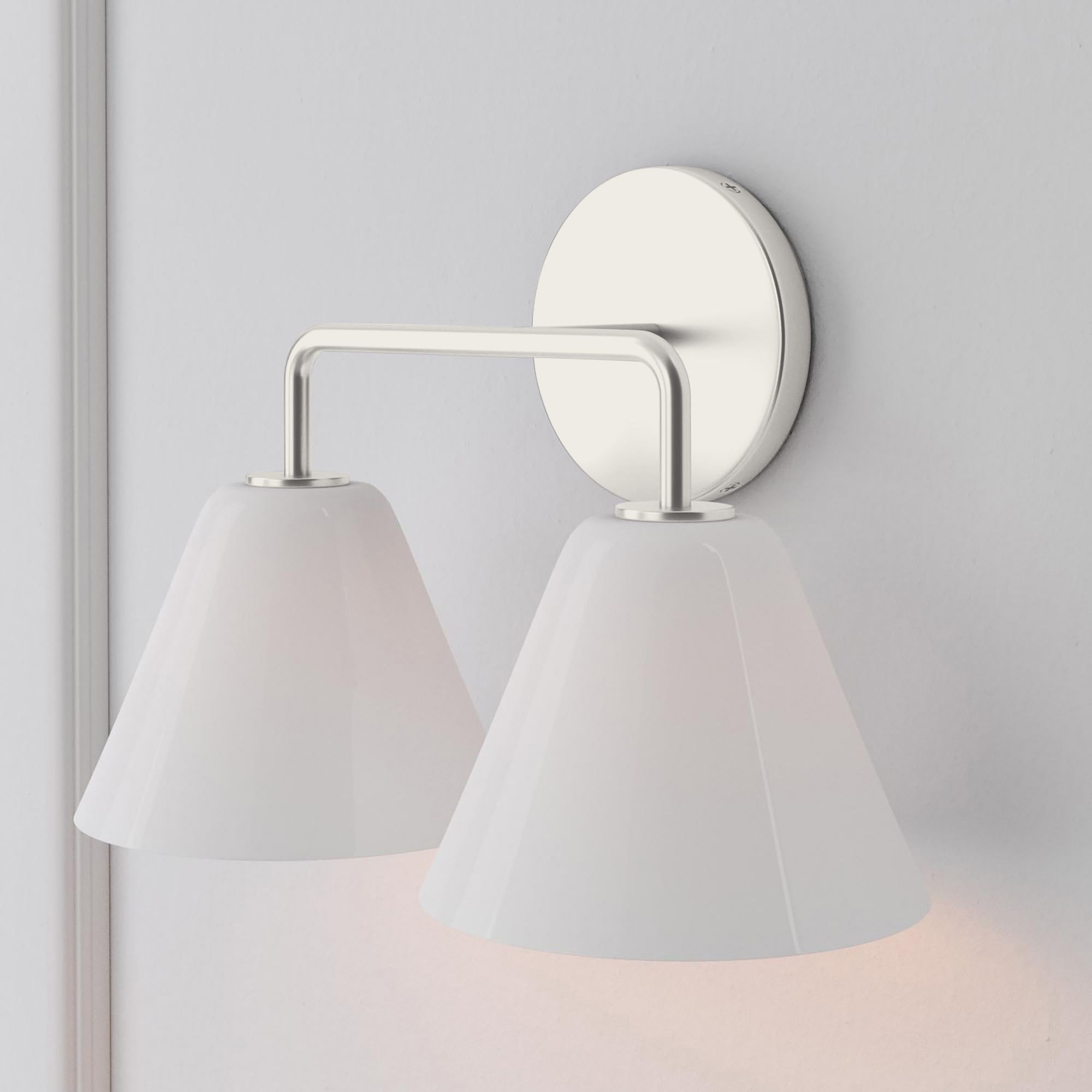 Conica Cone Wall Sconce - 1, 2, 3-Light Modern Glass Lighting T235