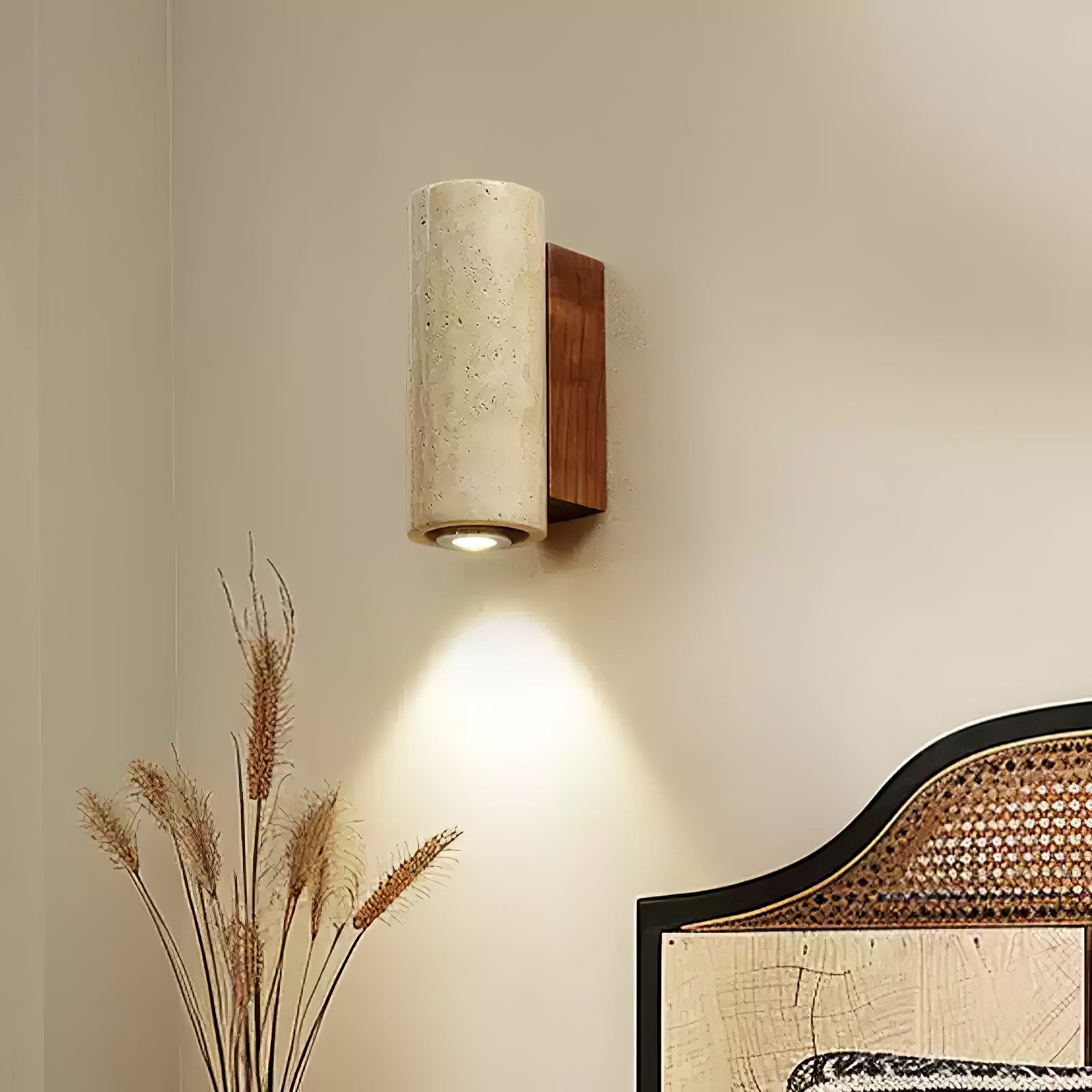 Vintage Marble Travertine Wall Lamp M577