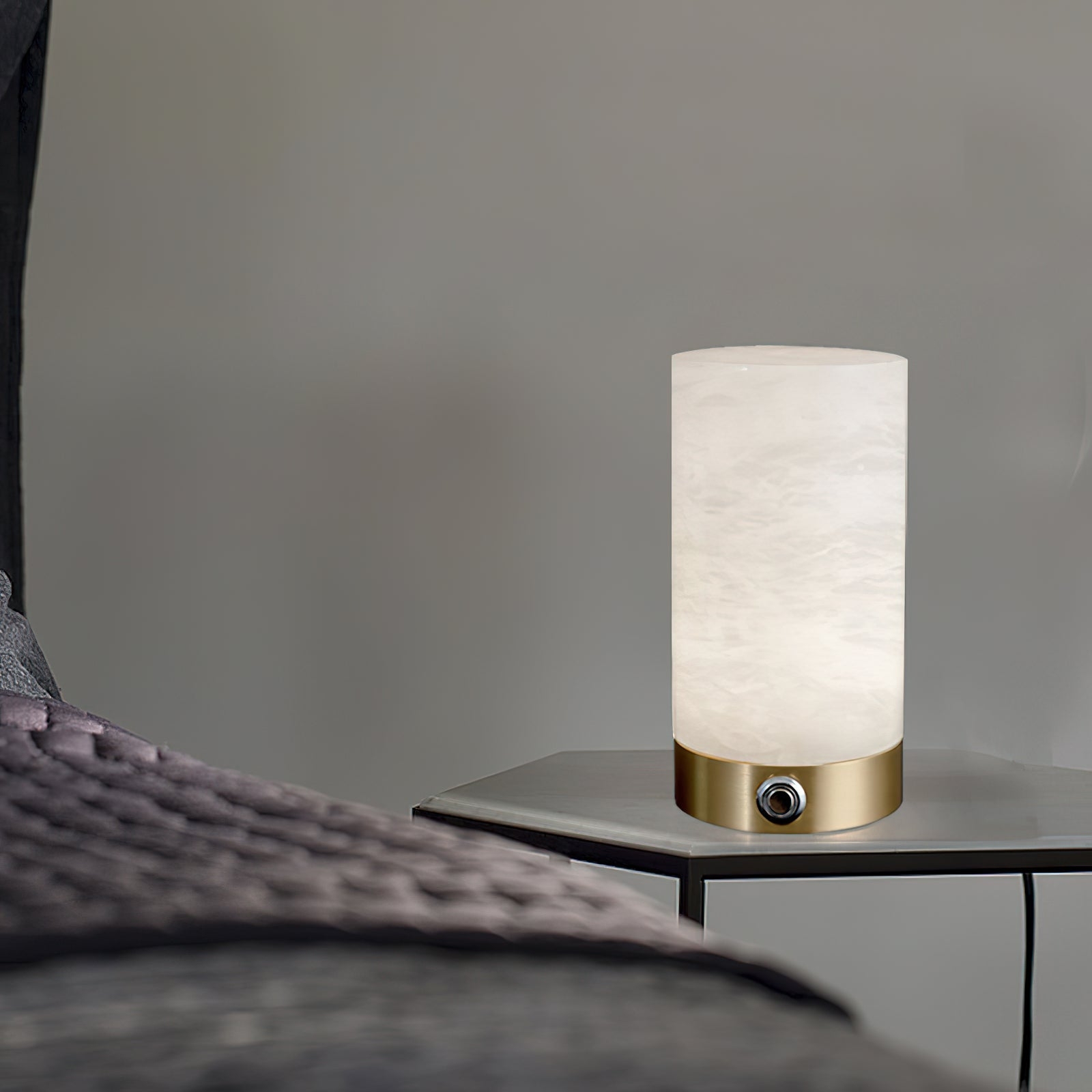 Totem Alabaster Table Lamp D499