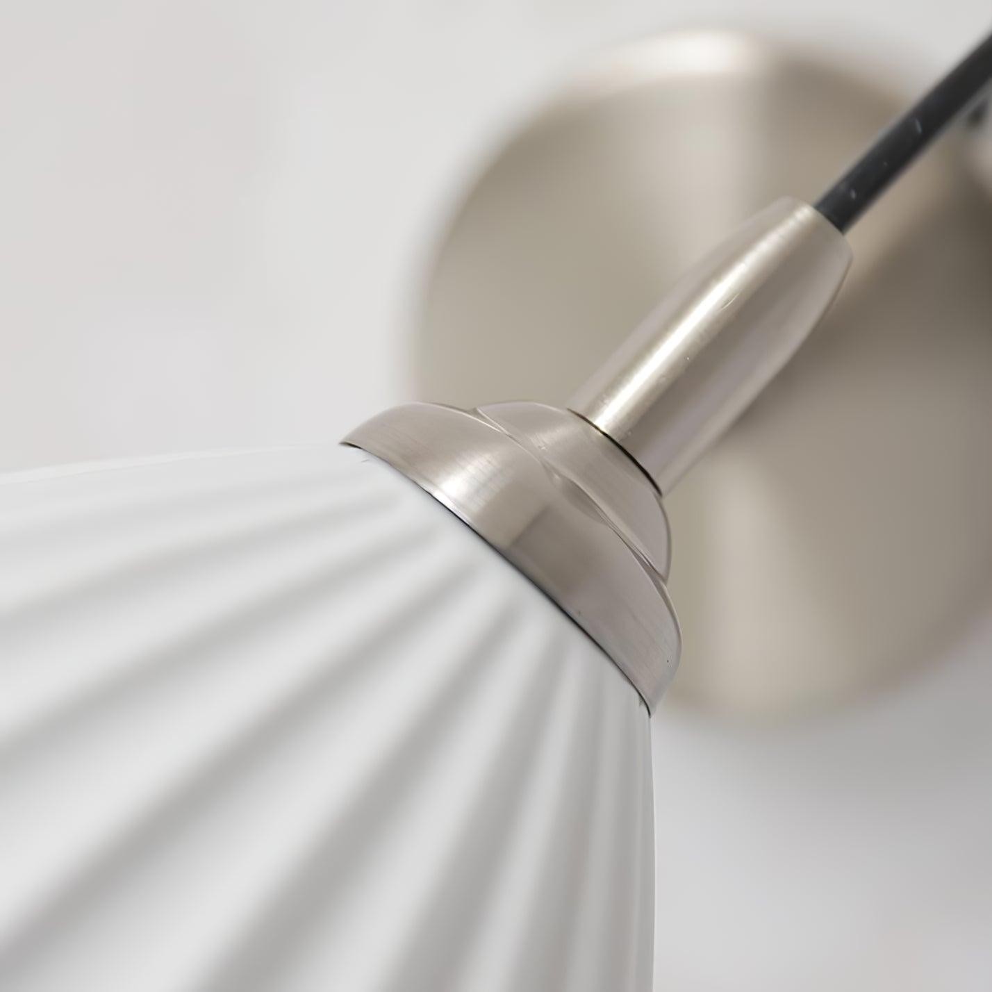 Cream Style Ceramic Ribbed Wall lamp M79