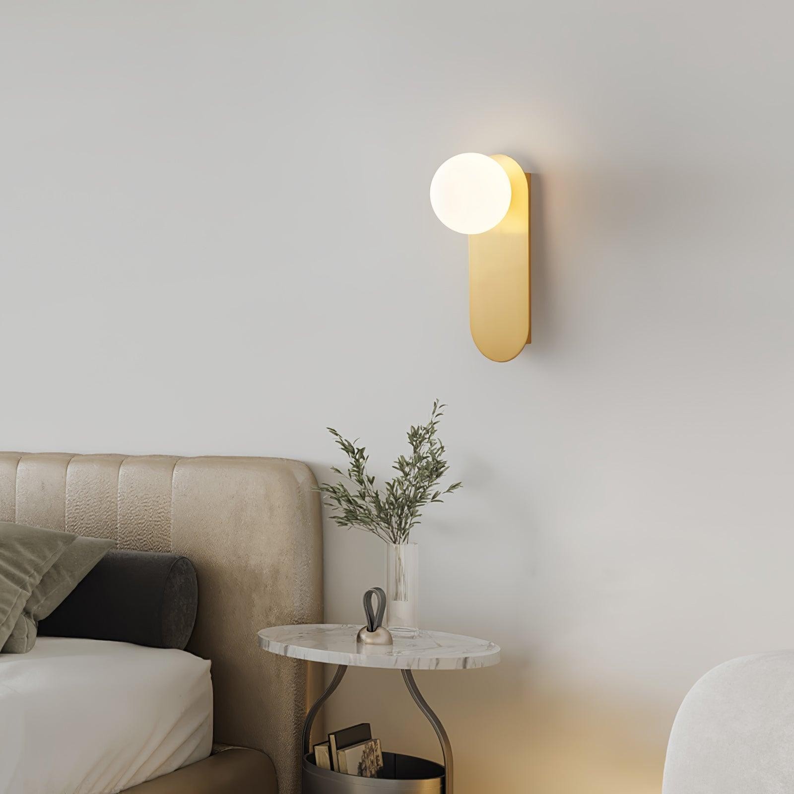 Modern Glass Base Sconce M381