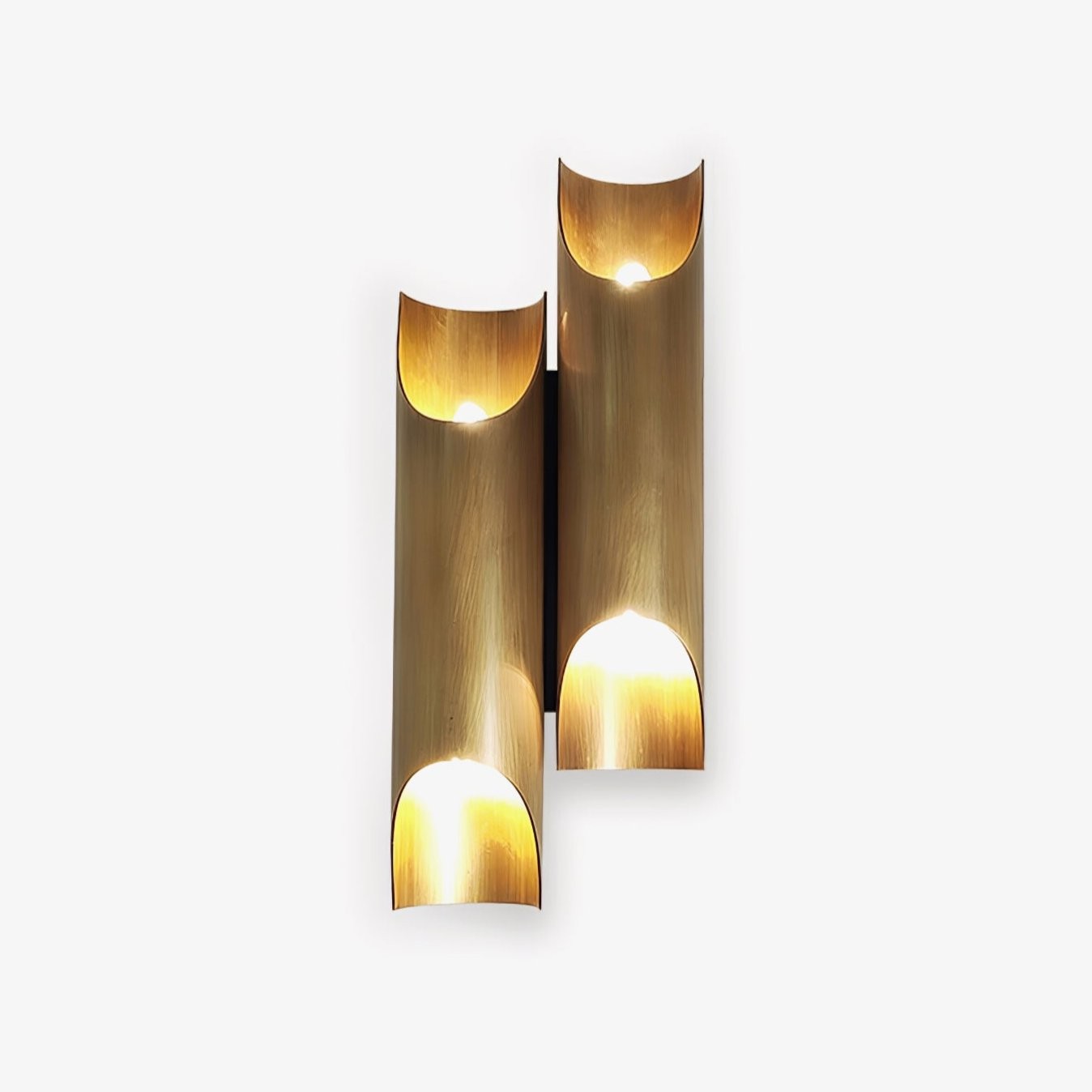 Brass Double Tube Wall Lamp M83