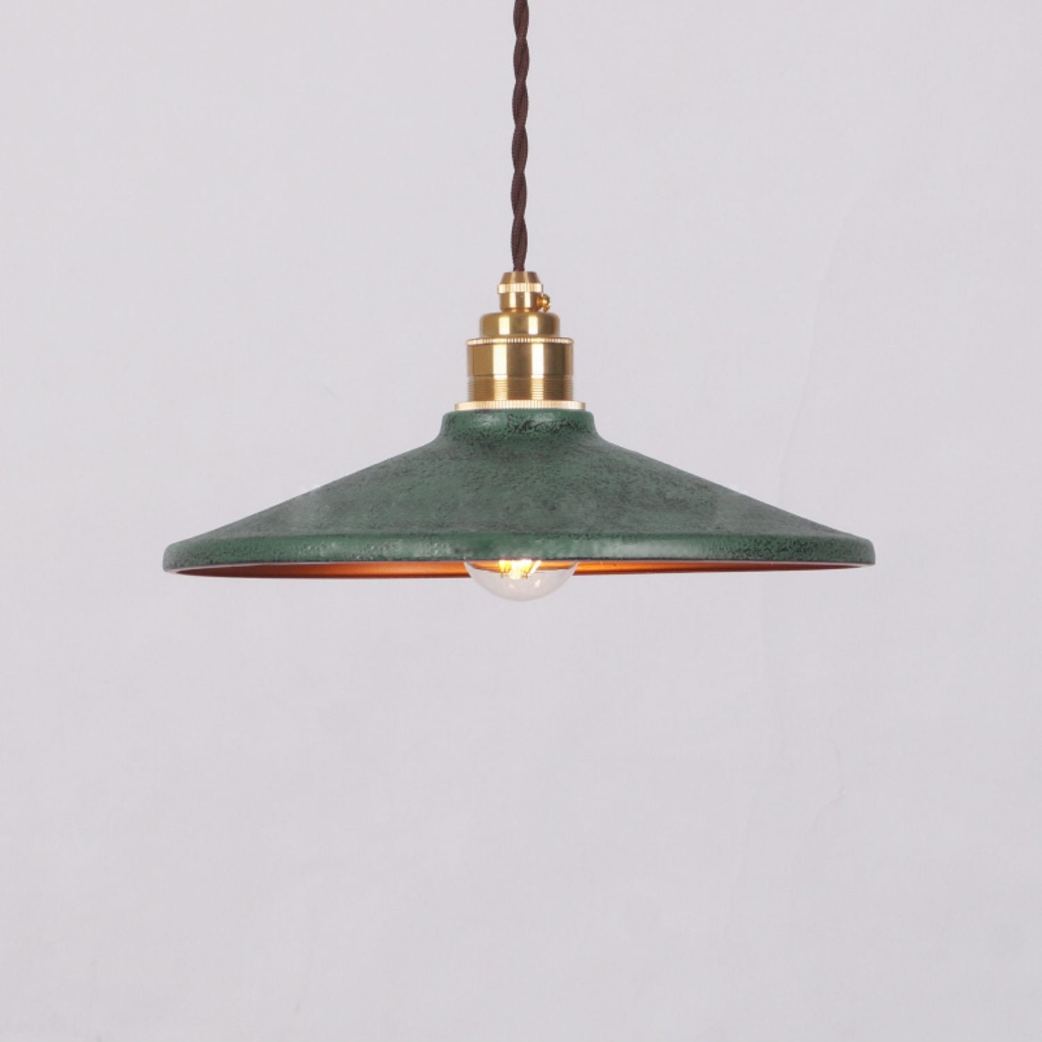 Rustic Saucer Shade Pendant Light D476