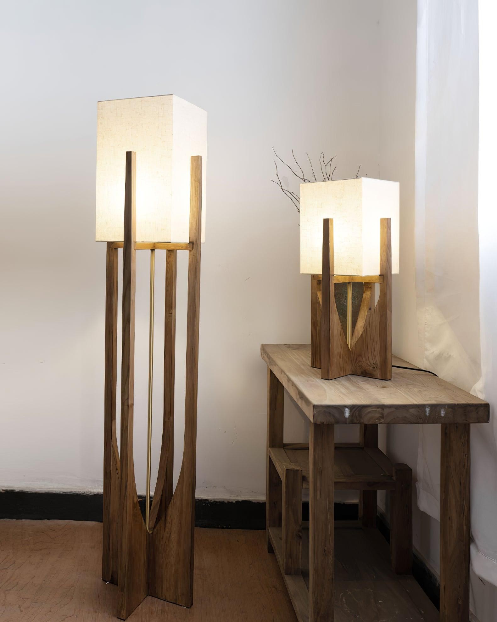 Vintage Wabi Style Floor Lamp M382