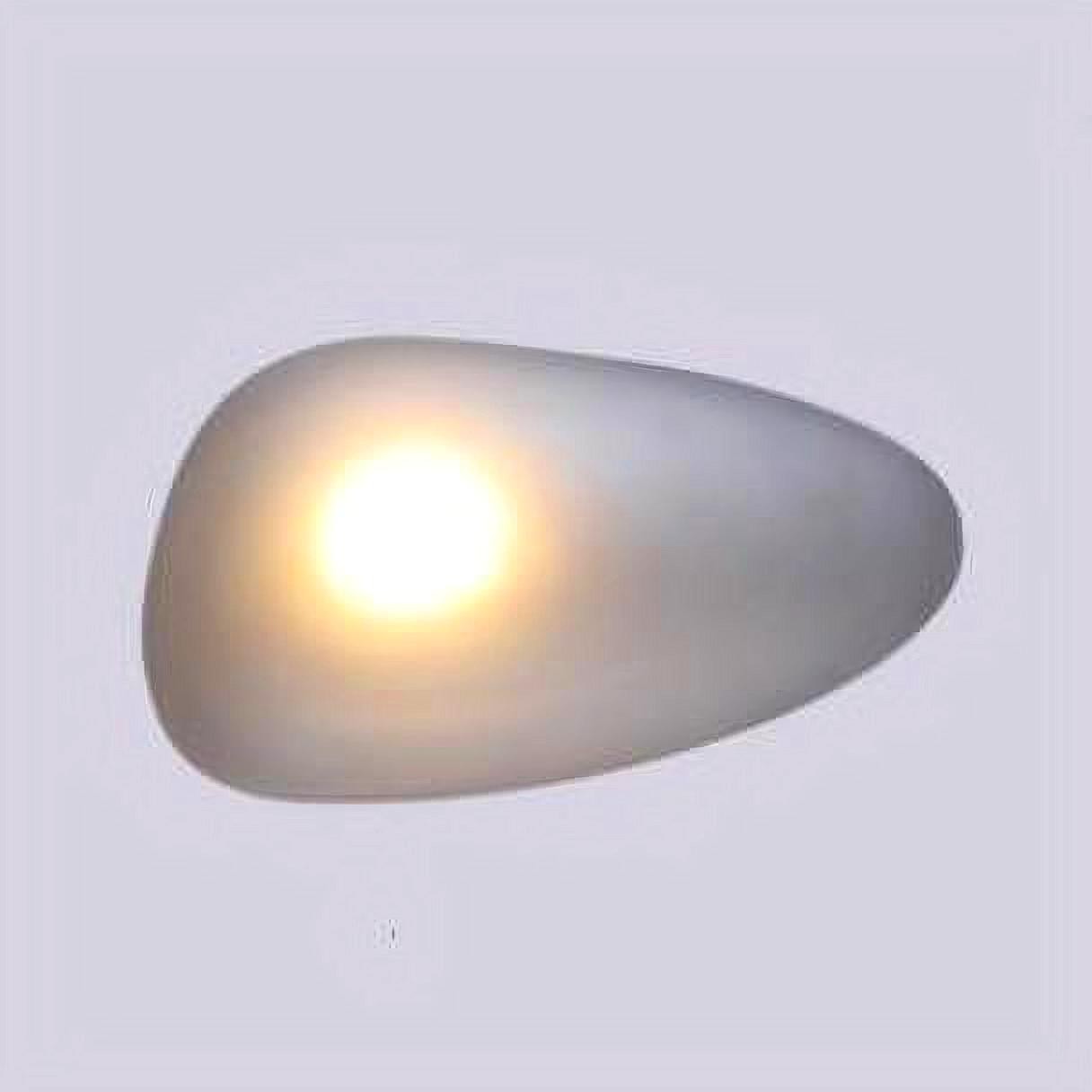Pebble Glass Wall Lamp for Bedroom