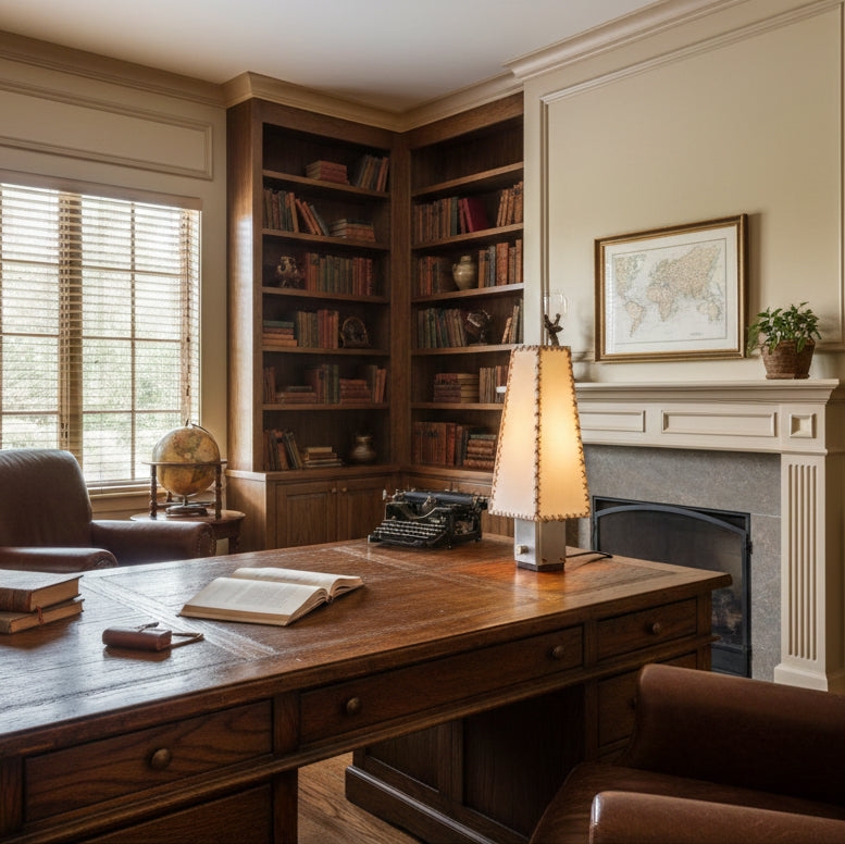 Parchment Table Lamp D677
