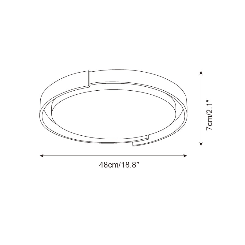 Dari Round Ceiling Light D67