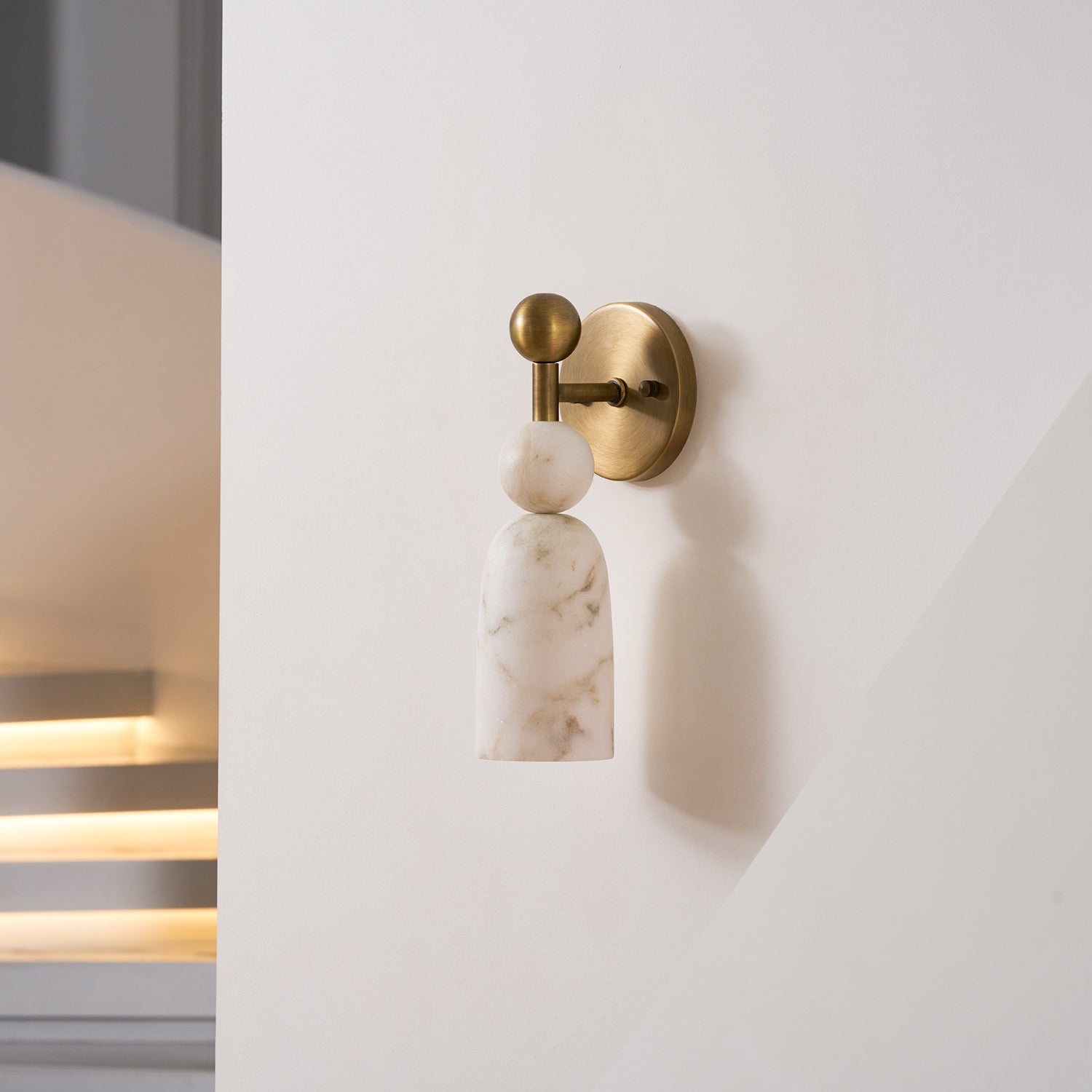 Flume Alabaster Wall Lamp D765