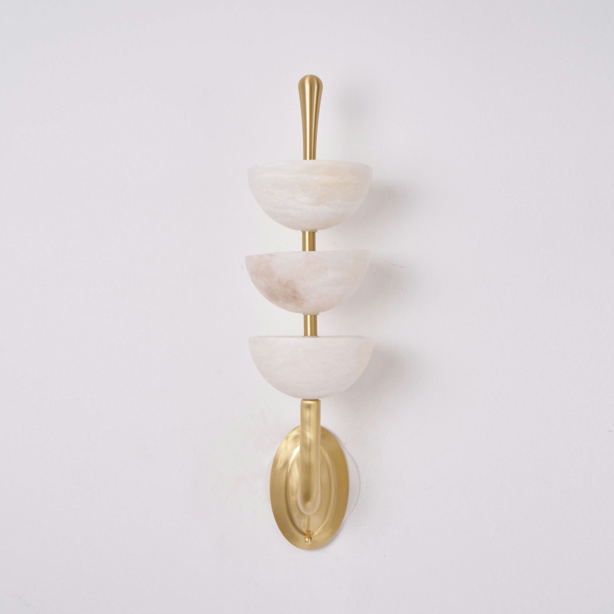 Triple Alabaster Wall Lamp D565