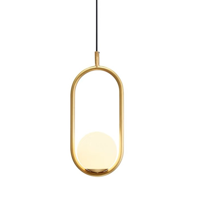 Modern Geometric Metal Pendant Light