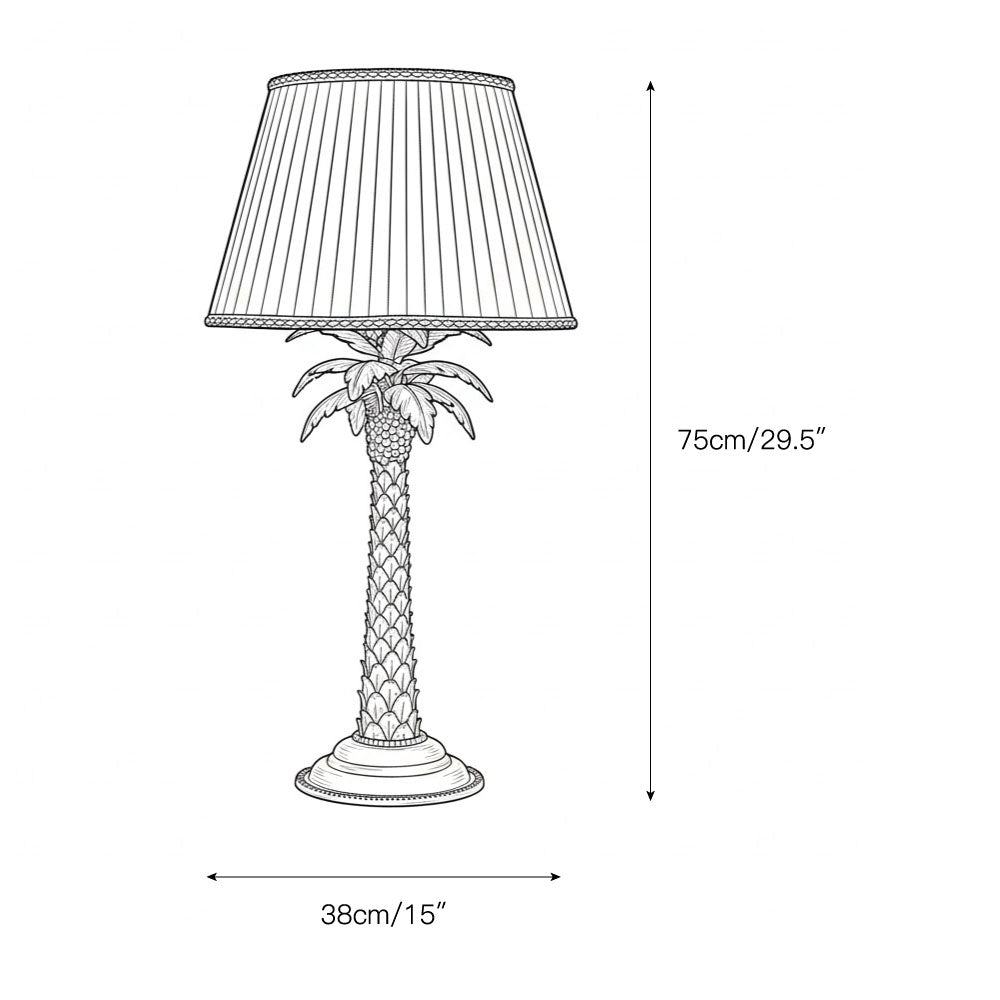 Palm Tree Table Lamp D752