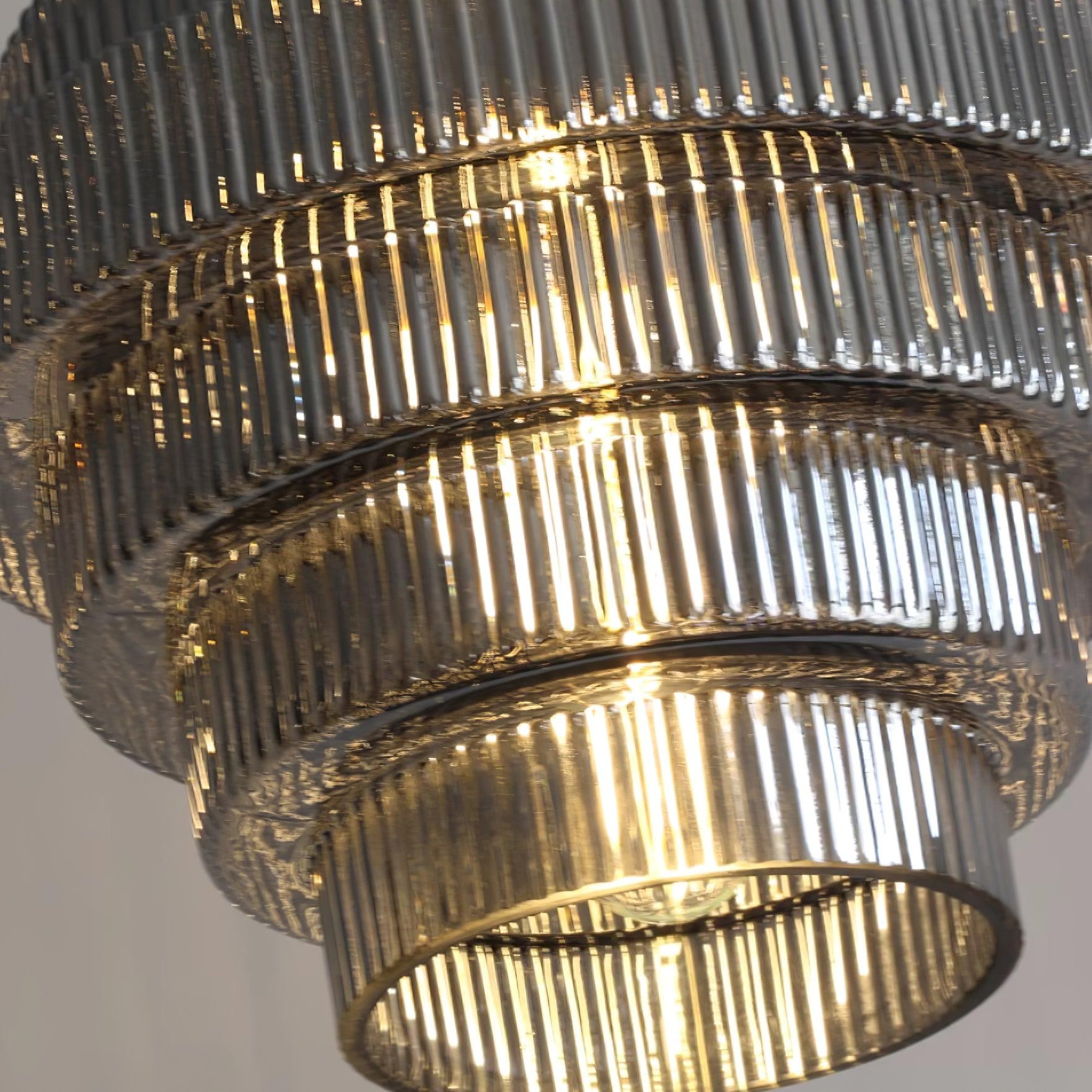Modern Creative Pleated Design Glass Pendant Lamp M147