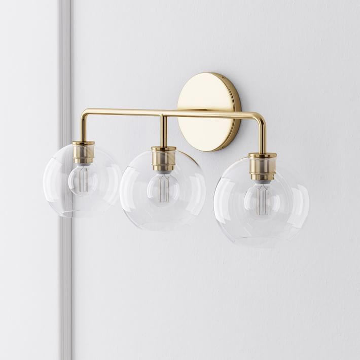 Selvion Artistic Globe Sconce Light - Handcrafted Glass Sculptural Wall Fixture T021