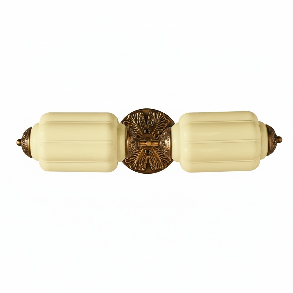 Eloise Pumkin Glass Vanity Sconce G51