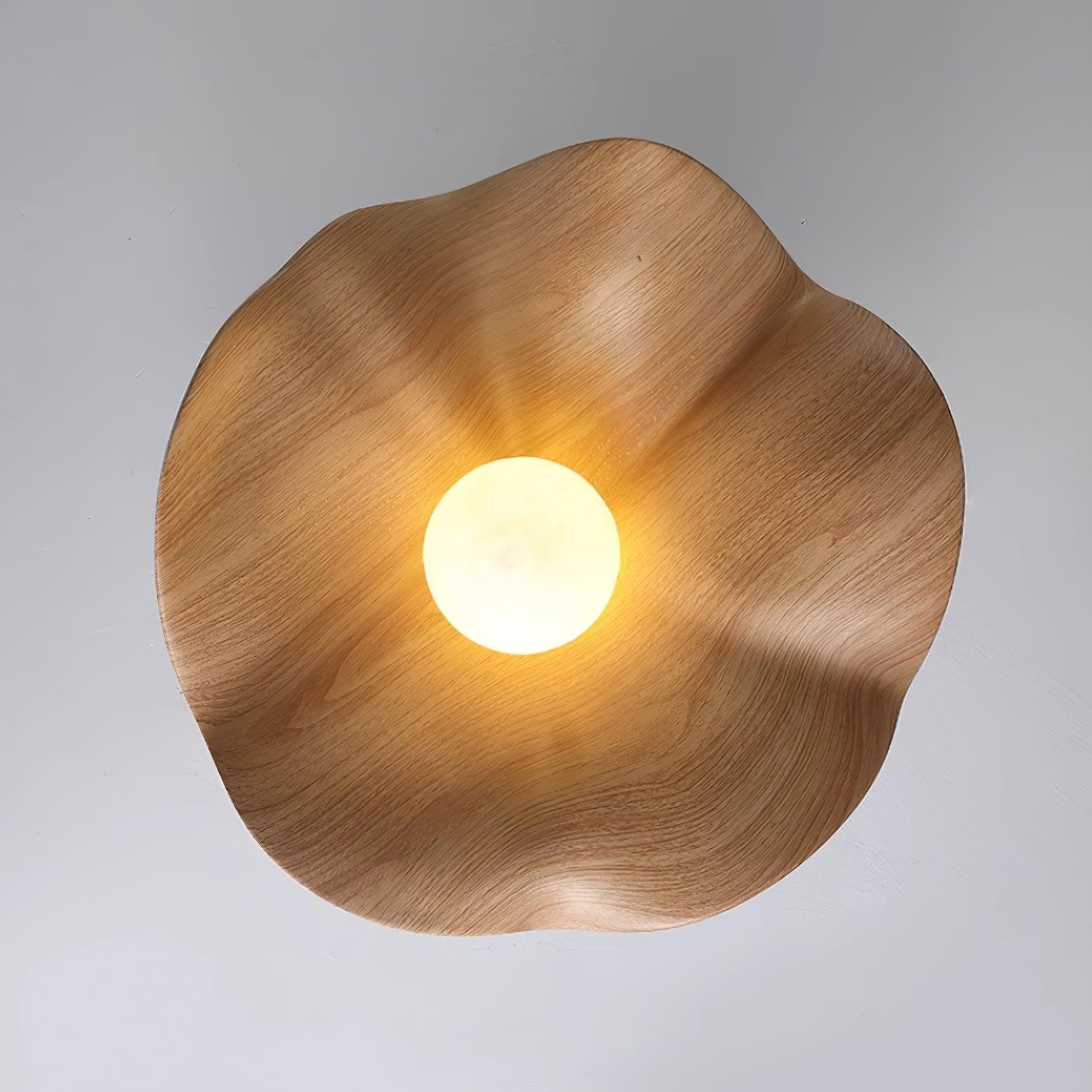 New Modern Simple Walnut Grain Ceiling Light M171