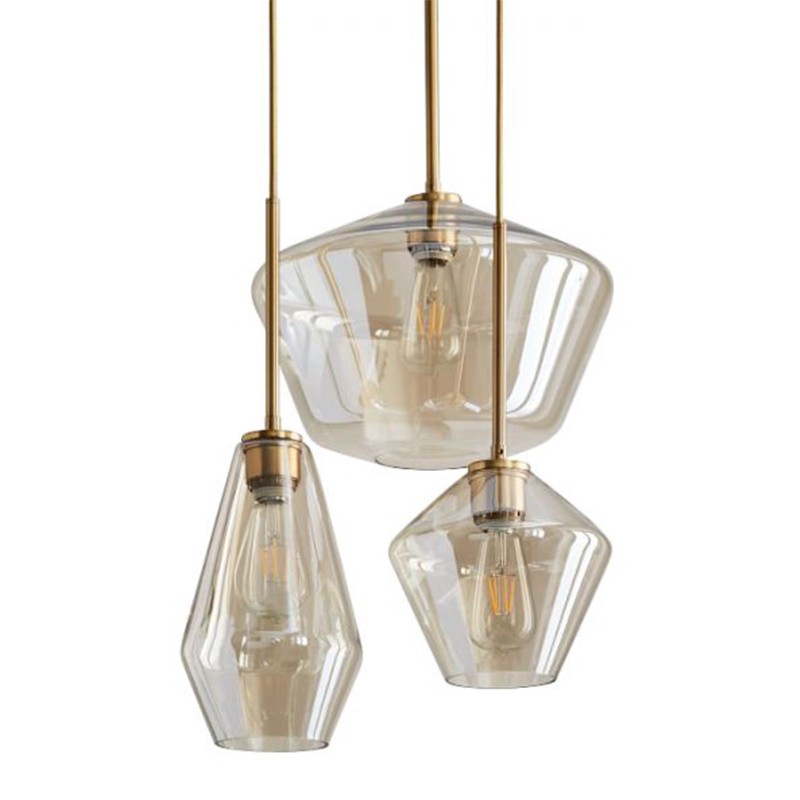 Retro Arclinea Glass Pendant Light For Living Room