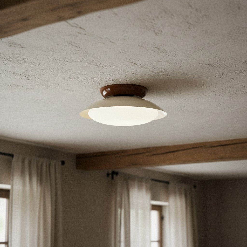 Heliora Modern Dome Ceiling Light - Minimalist Retro Style for Living Spaces T537