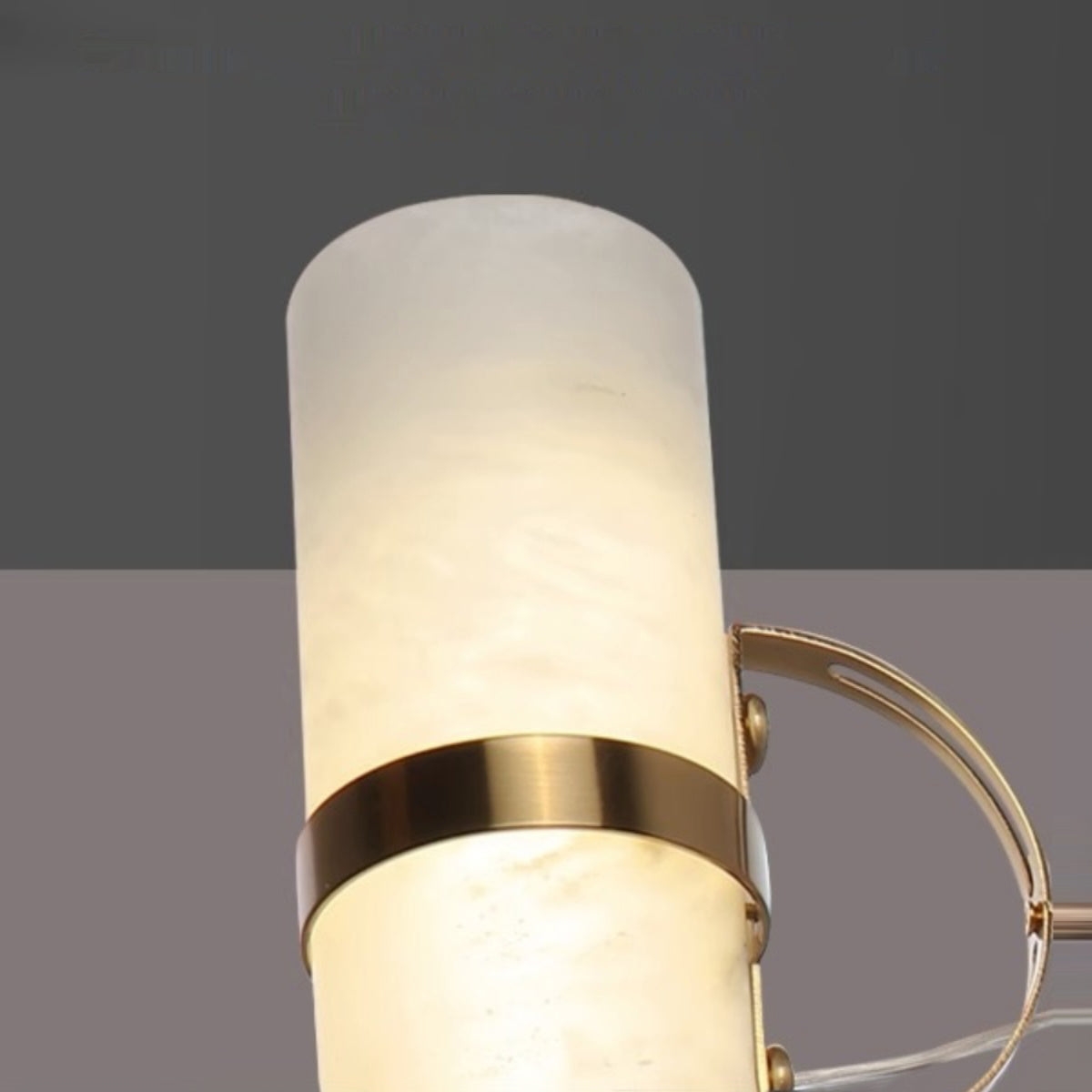Mini Cylindrical Alabaster Pendant Light D421