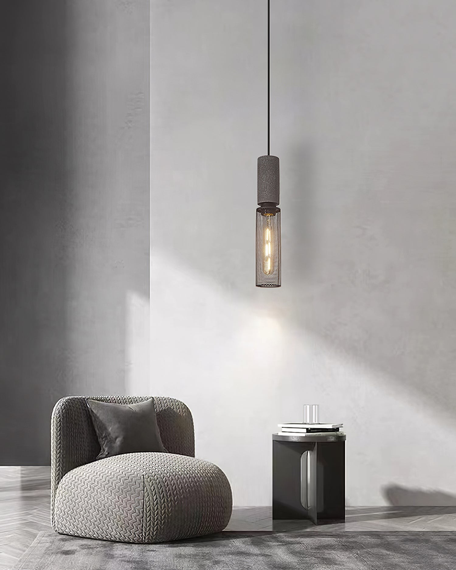 Cement Mesh Pendant Light M81