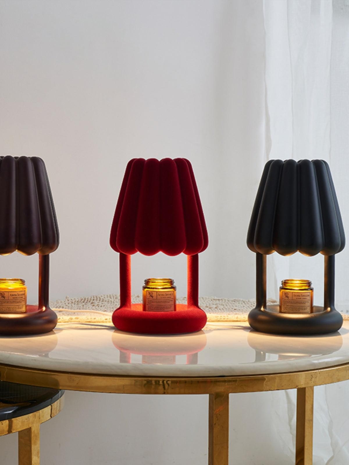 Ice Cream Flocked Resin Table Lamp M566