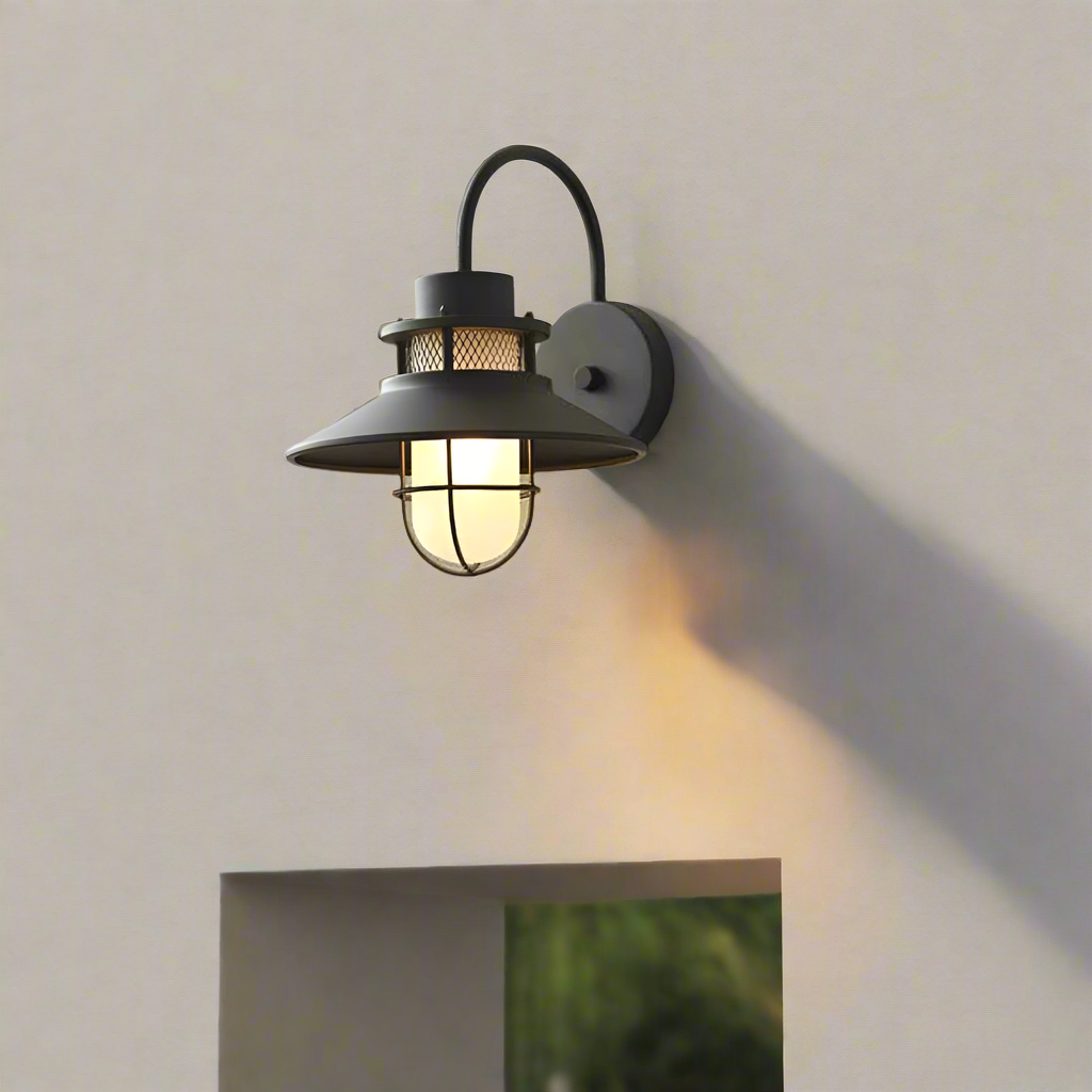 Luminous Outdoor Torch Metal Outdoor Wall Lamp D807