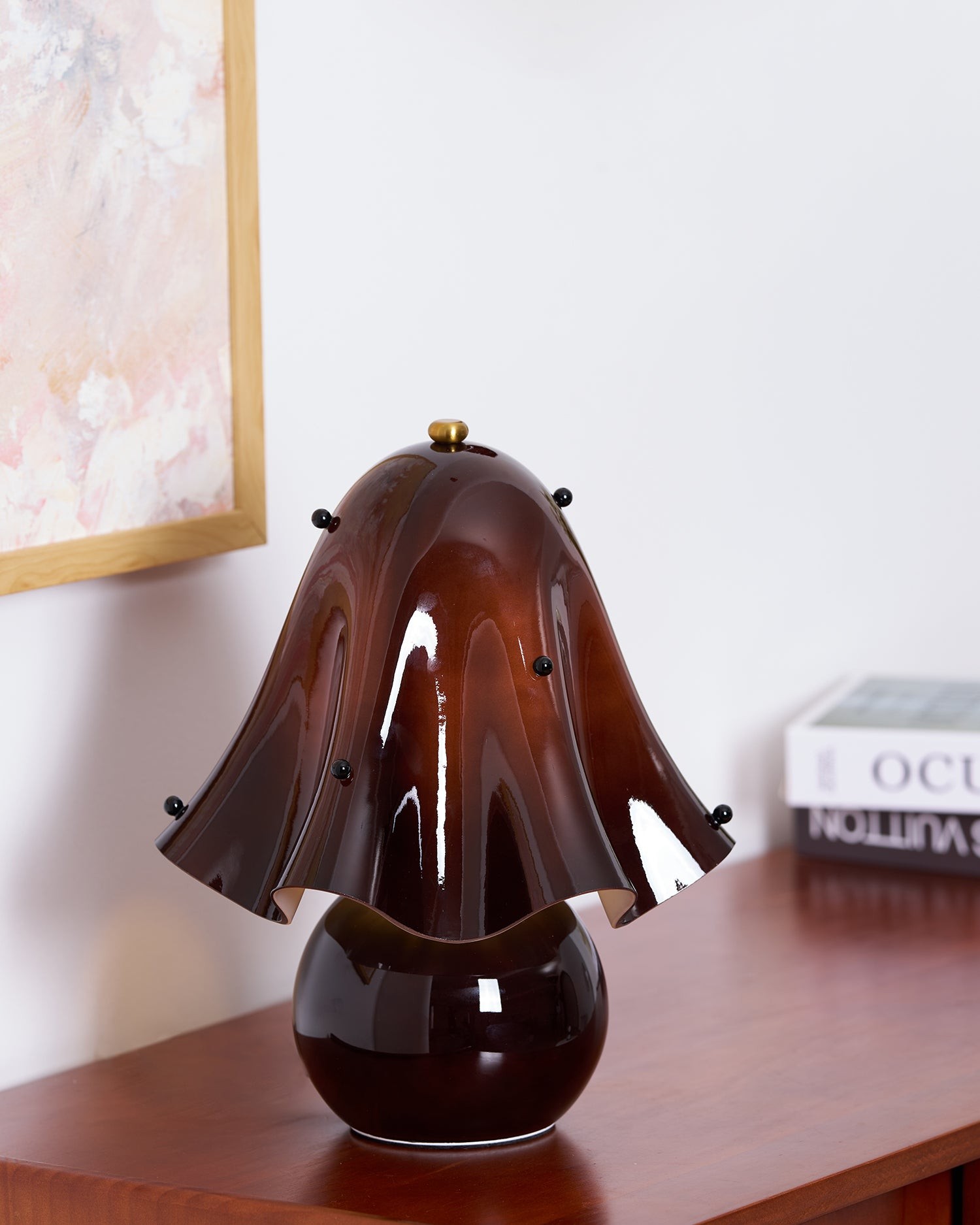 Bellina Decorative Table Lamp - Sculptural Bell Flower Shape T281