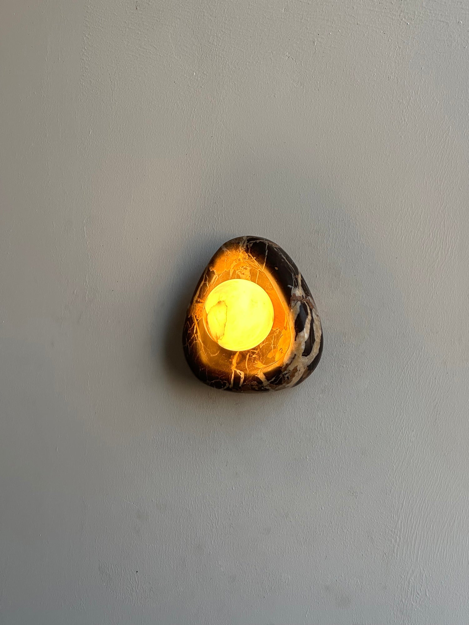 Black Pearl Marble Wall Lamp D651