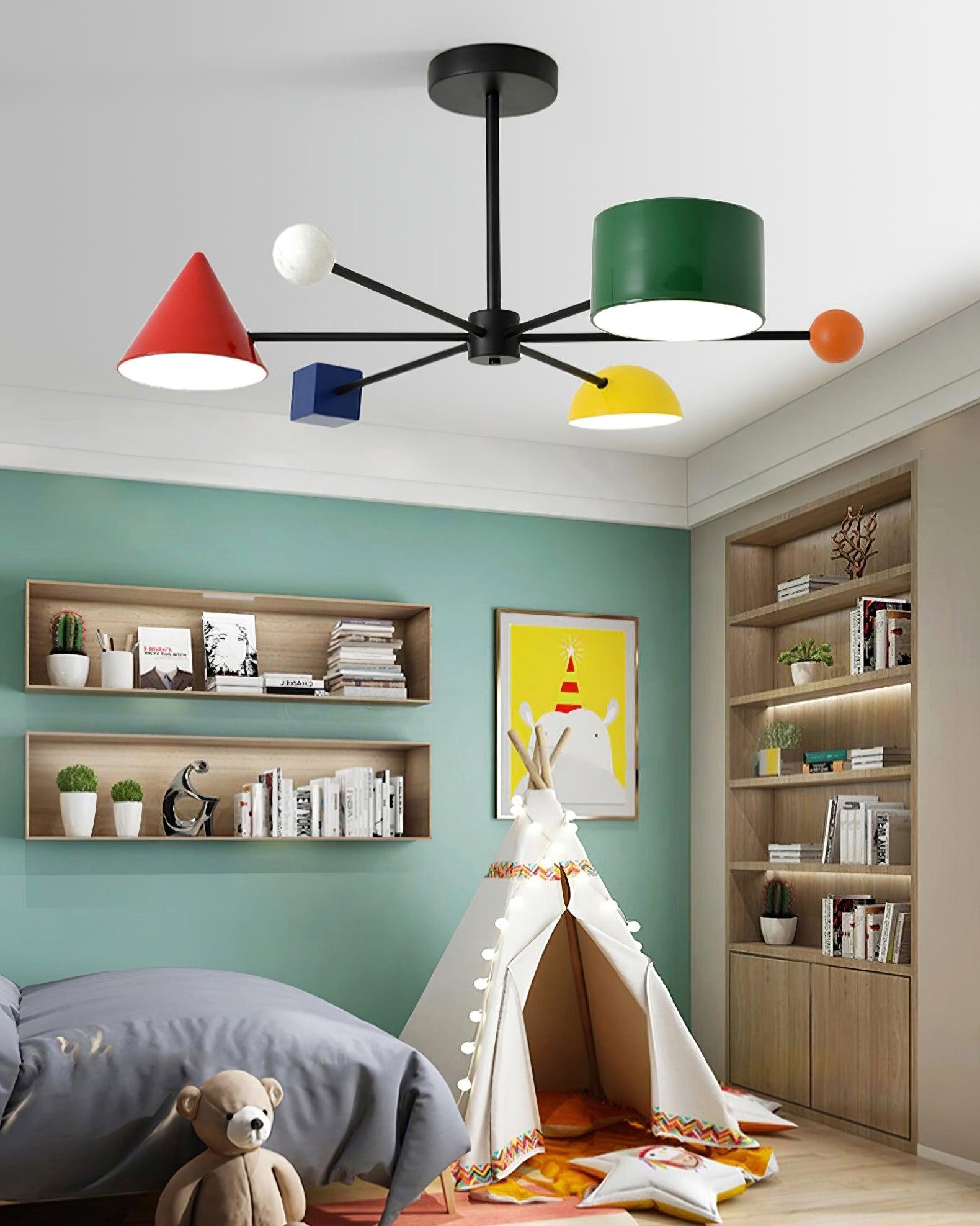 Geometric Colorful Ceiling Light M377