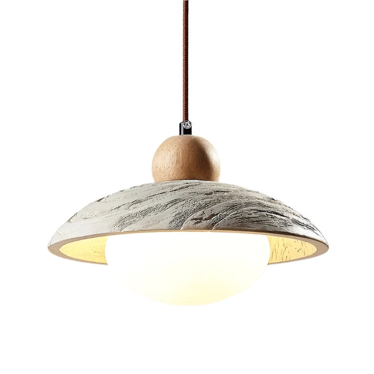 Wabi-sabi Style Travertine Cement Pendant Light D931