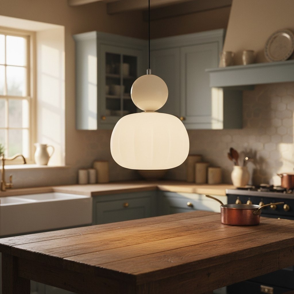 Ornavigo Modern Art Deco Pendant Light - Bauhaus Inspired Lighting for Kitchen Island T571