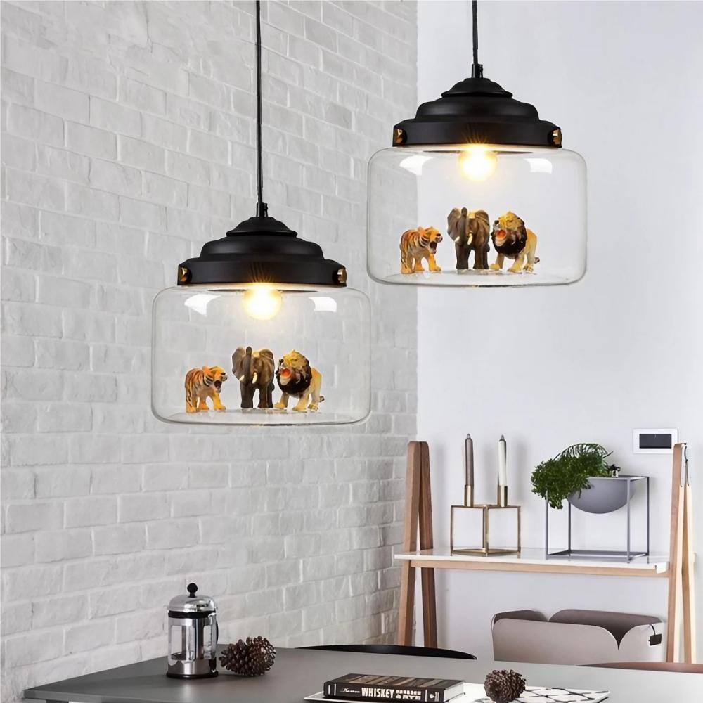 Creative Little Zoo Glass Pendant Light S83