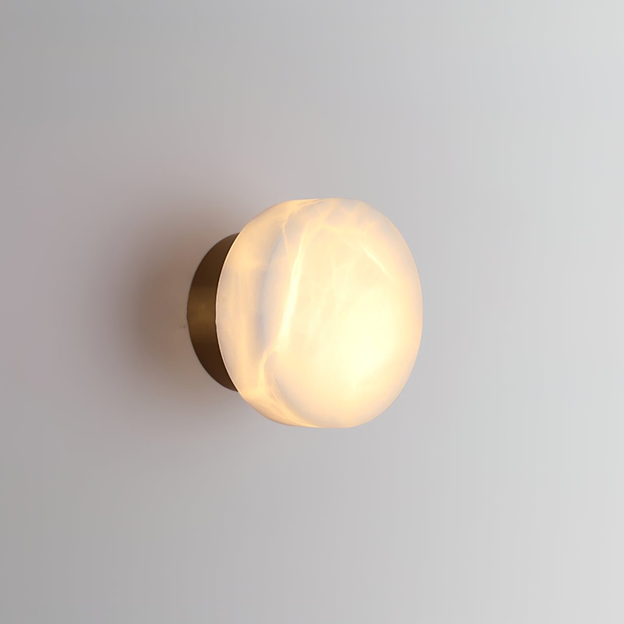 Cylindrical Alabaster Wall Light D399