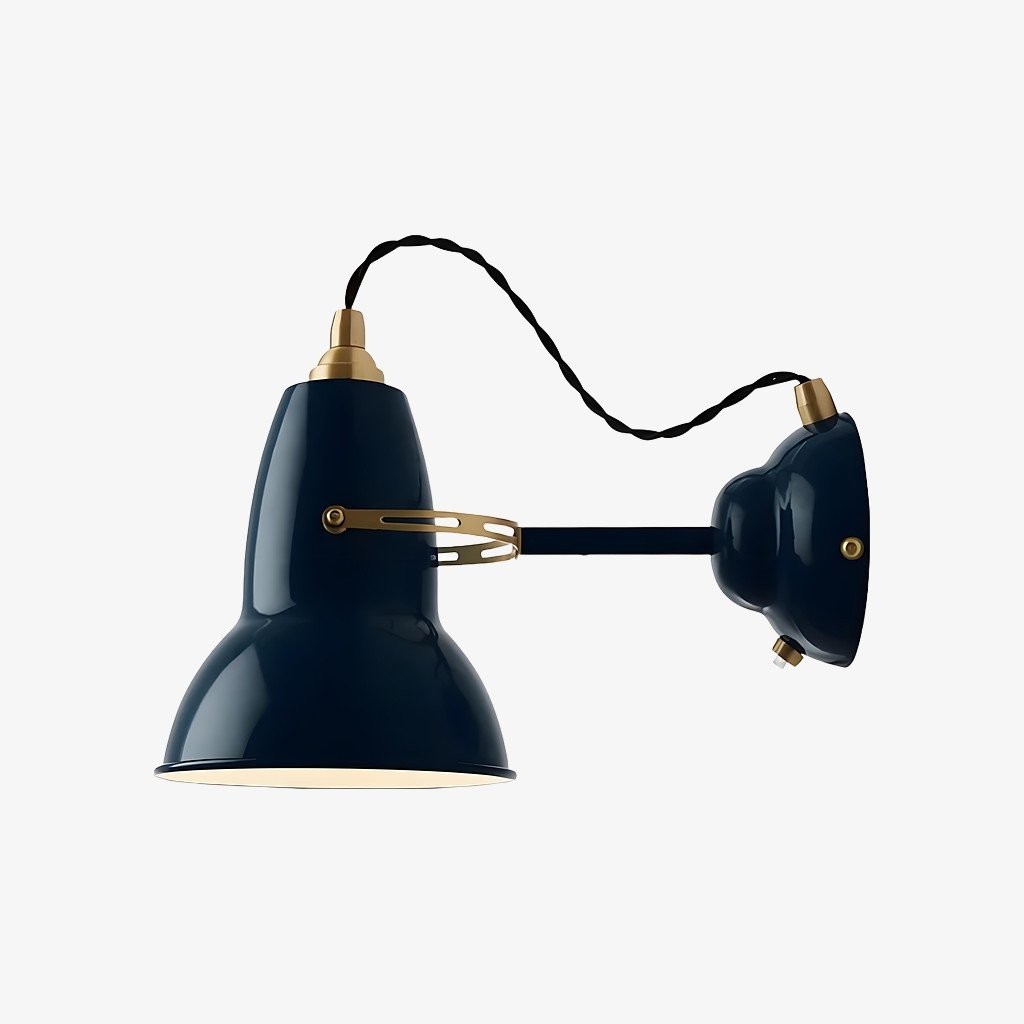 Modryx Industrial Metal Wall Light - Retro-Inspired Adjustable Arm Wall Lamp For Bedside T580