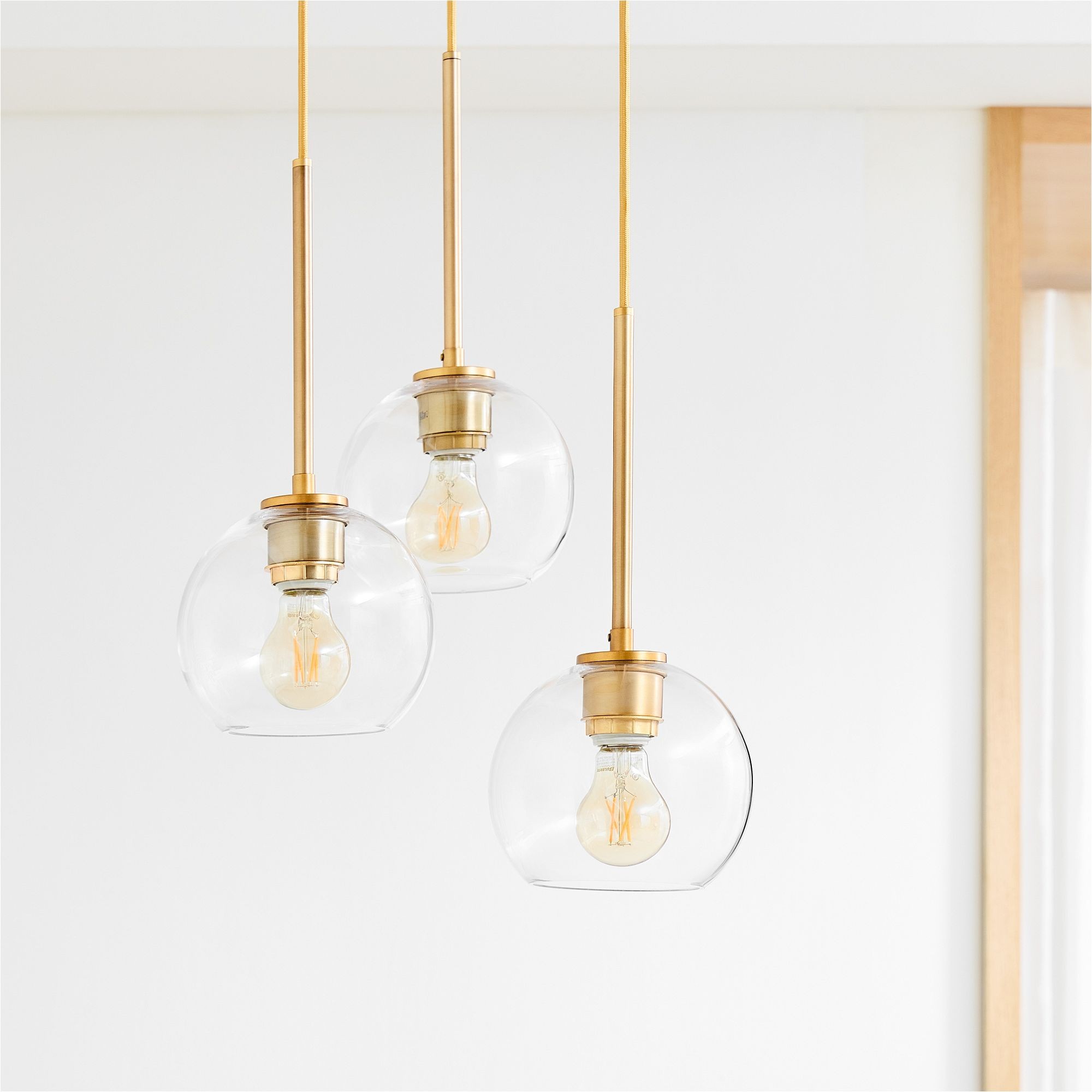 Selvion Minimalist Crystal Chandelier - Handcrafted Glass Sculptural Lighting Fixture T150