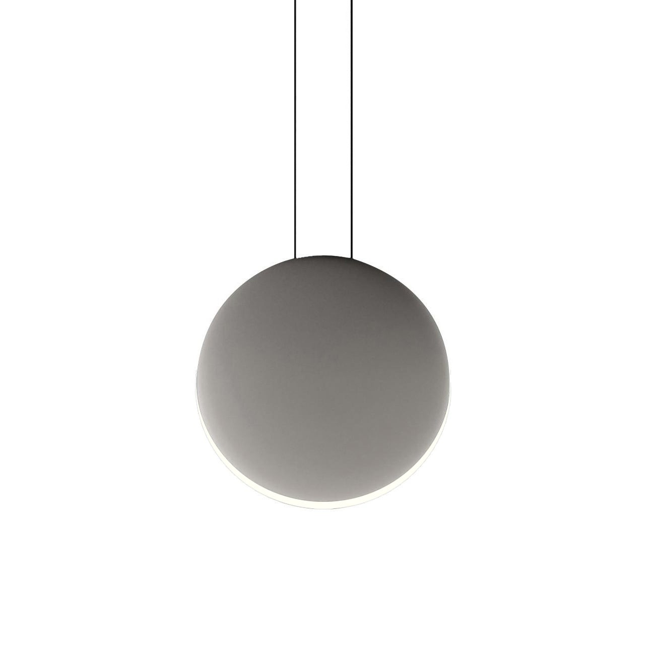Lampadario Cosmos con finitura grigio chiaro