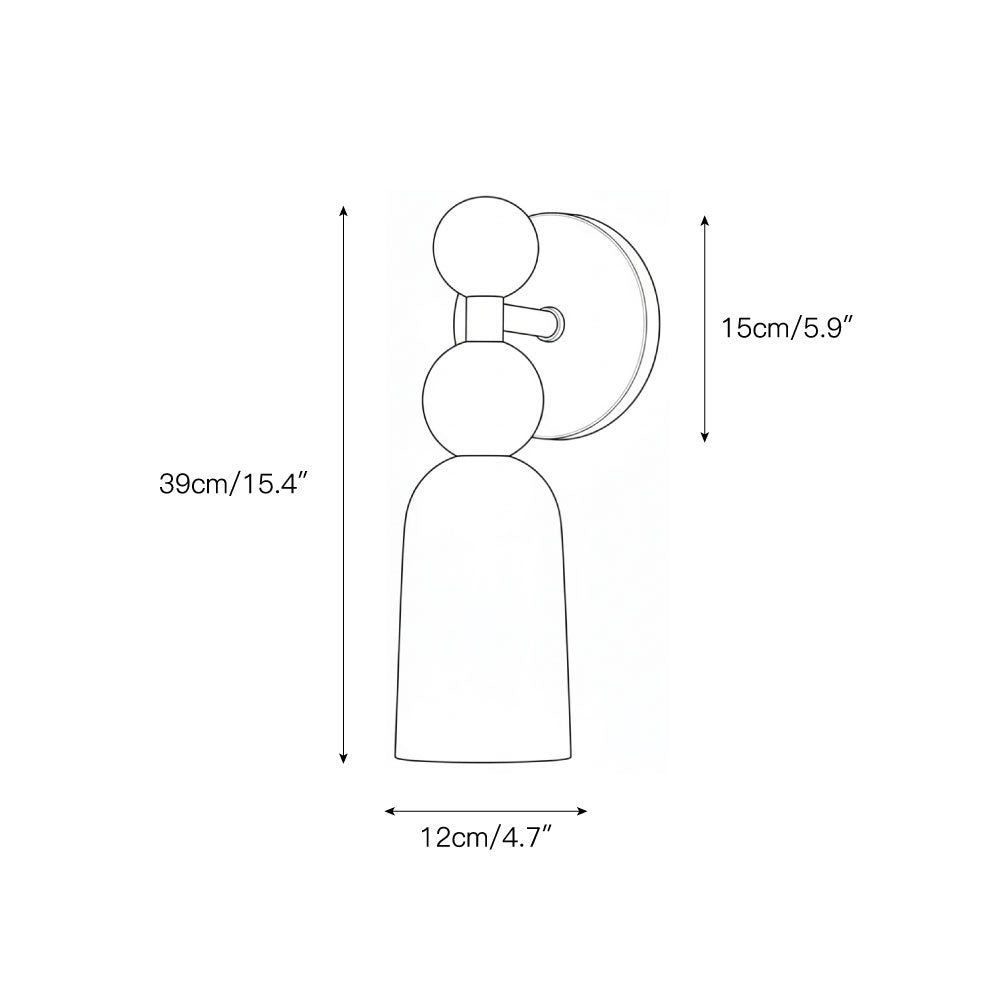 Flume Alabaster Wall Lamp D765