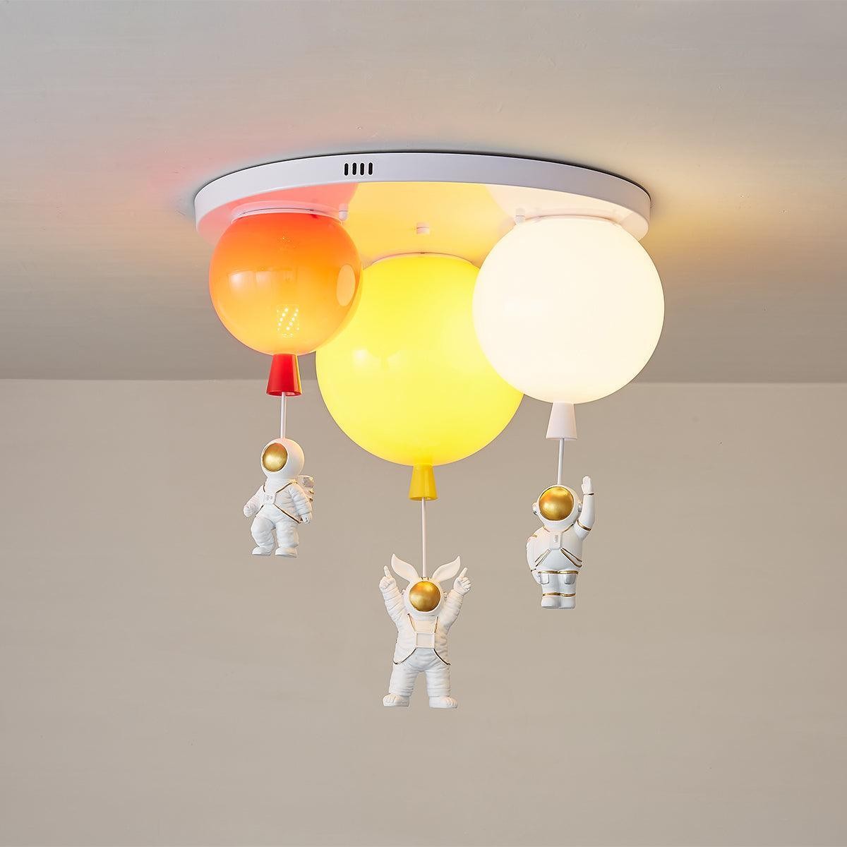 Astronaut Glossy Balloon Ceiling Lamp M494