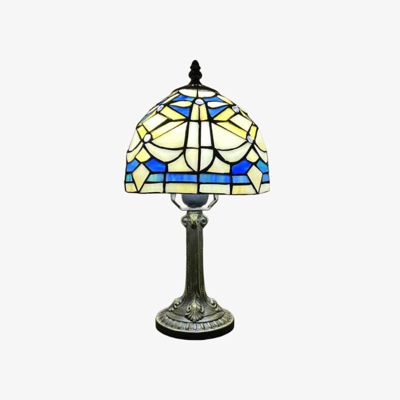 Lampada Virelle in vetro colorato, modello D