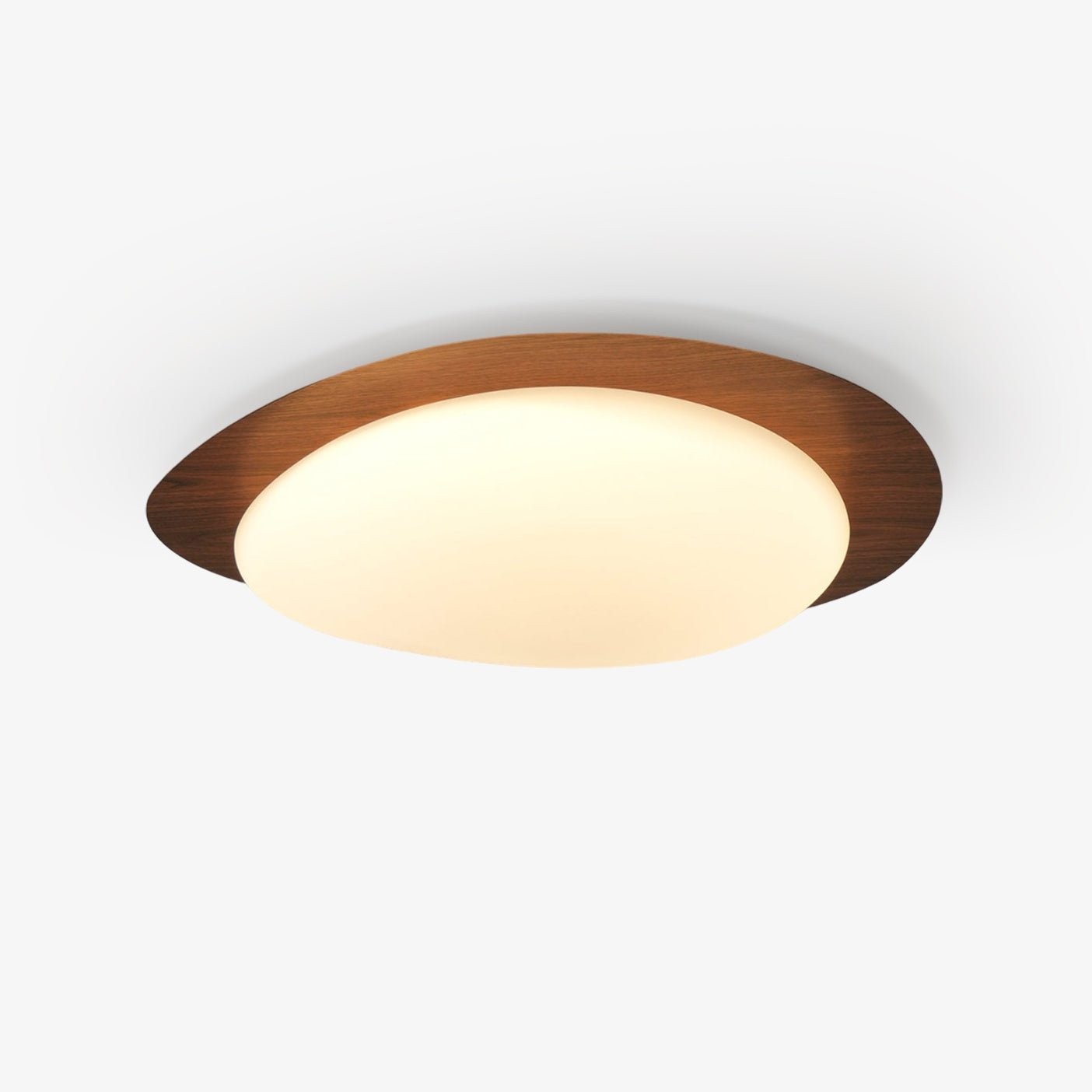 Pebble Walnut Ceiling Light M440