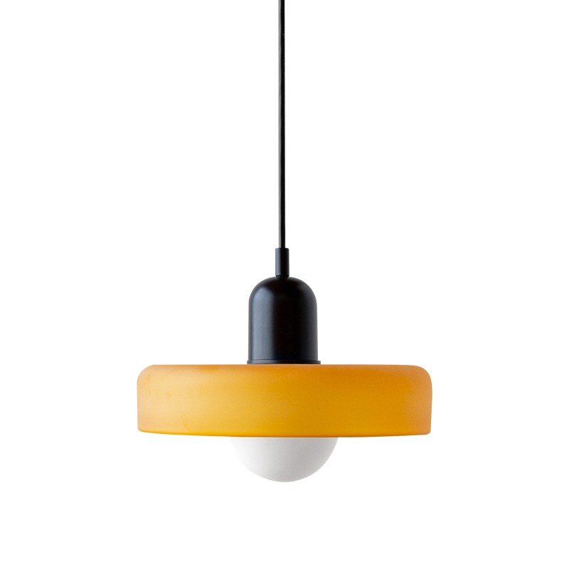 Morandi Glass Disc Orb Pendant Lamp S85