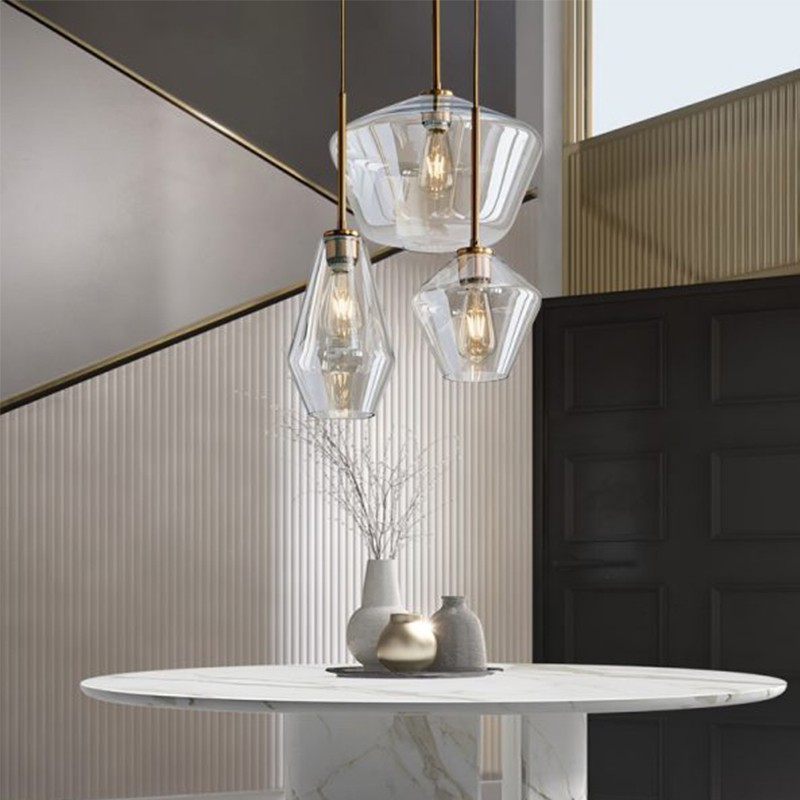 Retro Arclinea Glass Pendant Light For Living Room