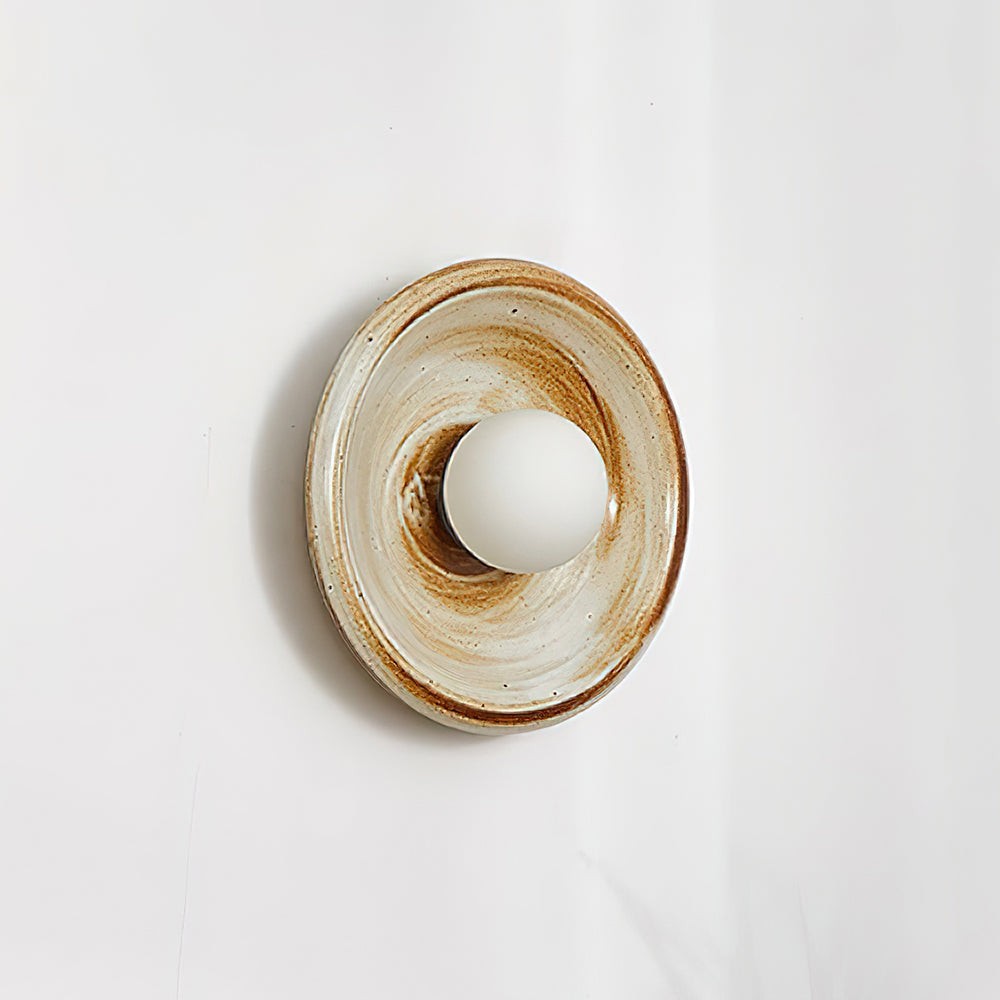 Round Ceramic Track Wall Lamp M223
