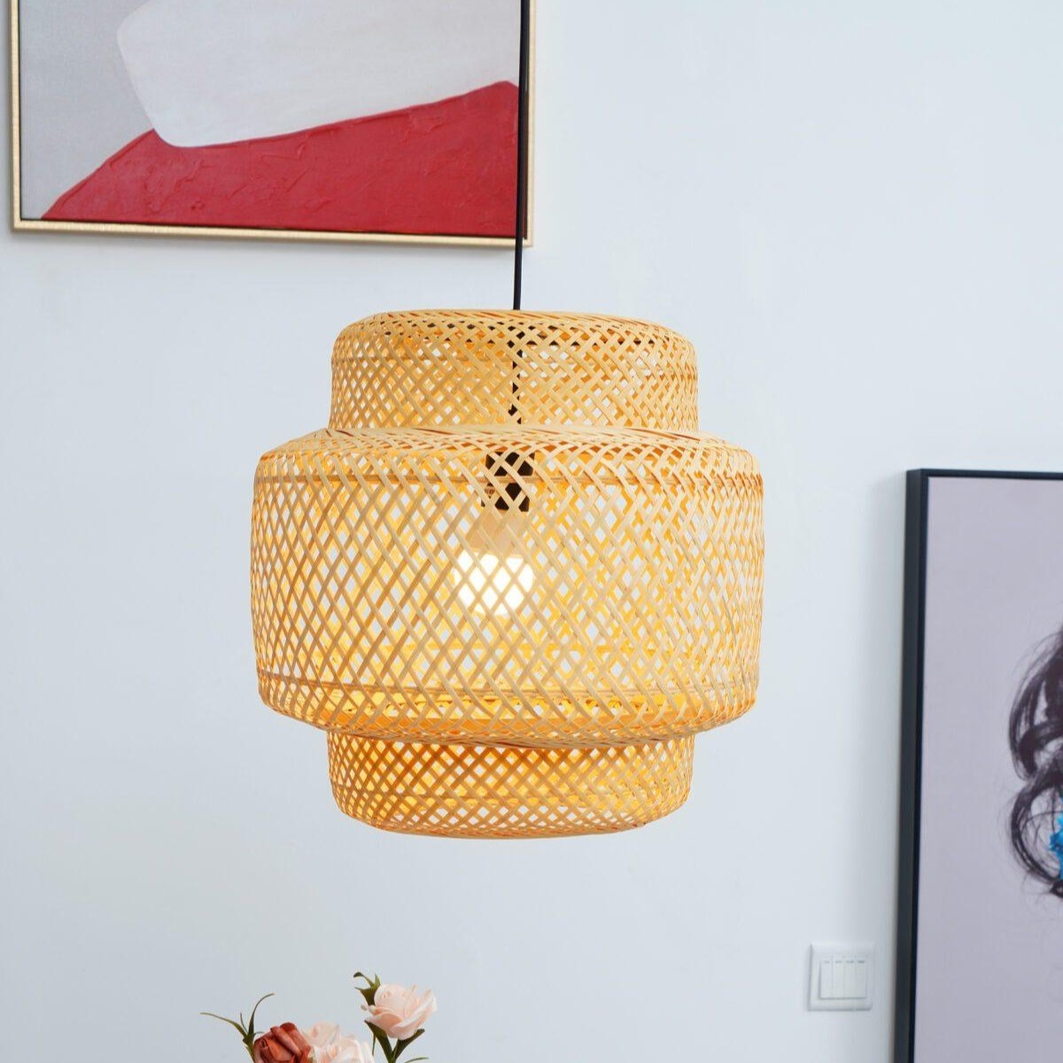 Bamboo Pendant Light D887