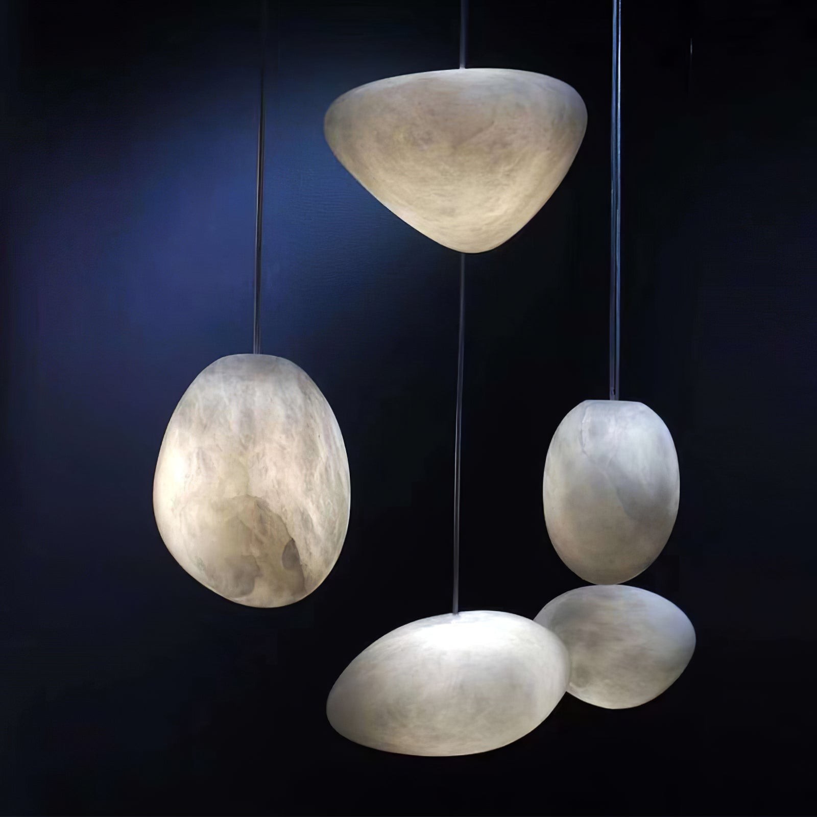 Pebbles Alabaster Pendant Lamp M439