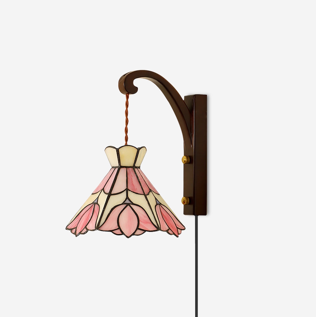Serena Tiffany Plug In Wall Lamp D60