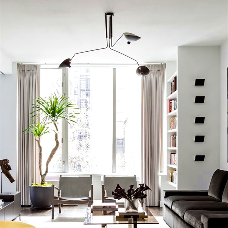 Industrial Adjustable Multi Arm Ceiling Light S17
