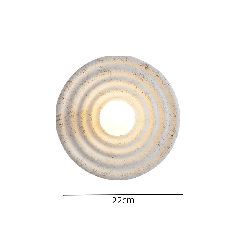 Japanese Wabi-sabi Round Indoor Wall Lamp M103