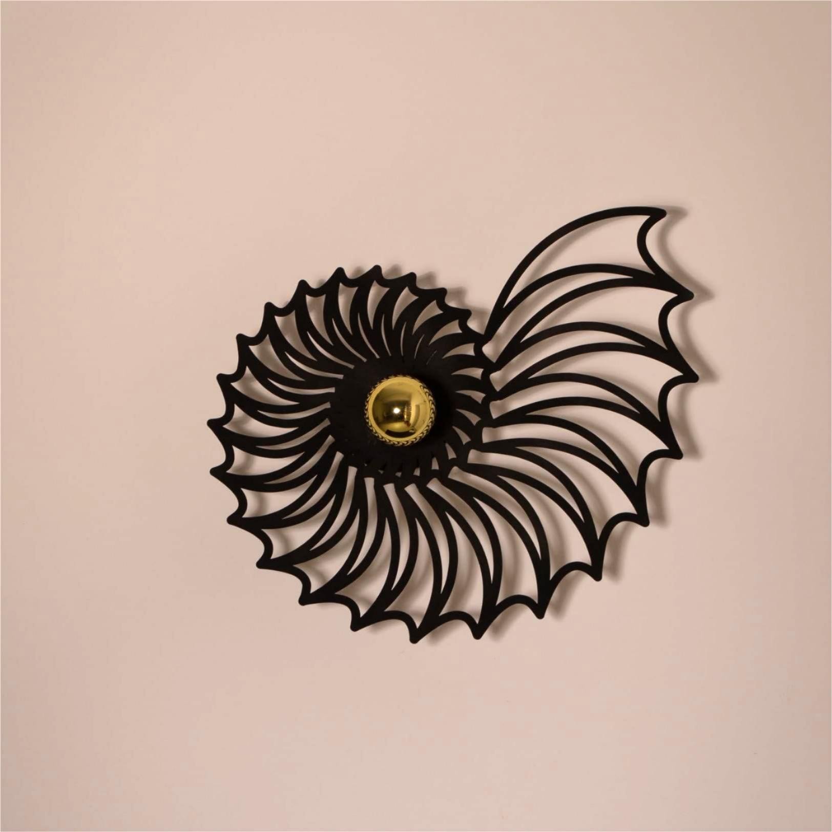 Led Wall Light With Wooden Shadow Casting S87